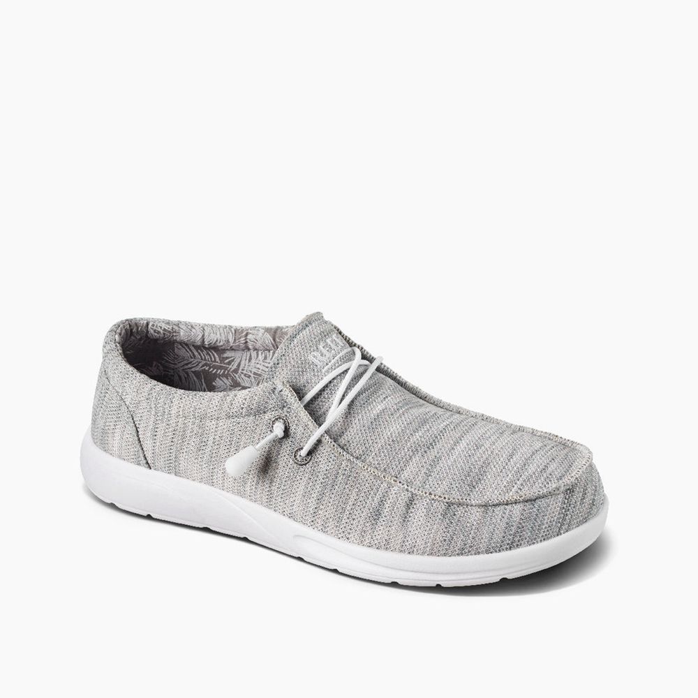 Reef Men's Cushion Coast Mesh - Casual Shoes Grey | 05871-BCXZ